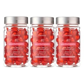 Kit 120 Cápsulas Vitaminas Reparadoras De Cabello Krmesic                                                                                             