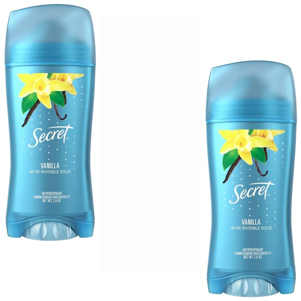 Secret Scent Expressions Desodorante antitranspirante Invisible Sólido, Va Va Vanilla, 2.6 oz (Paquete de 2)
