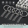 Teenitor Teenitor Key Chain Rings Keychain Rings, 60pcs Key Ring