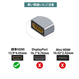 LpoieJun HDMI Relay Adapter 8K Compatible 48Gbps High Speed Extension Connector (Female-Female) (1 Piece)