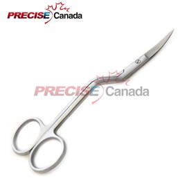 Precise Canada Professional Embroidery Applique Scissors Double - Curved Bent Handle.
