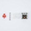 GATERON Pro Ultra Glory Red Keyboard Switches, Linear 5 pin