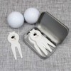 Azeeda 'Hedgehog Presents Mistletoe To Badger' Golf Divot Tool/Repair Fork