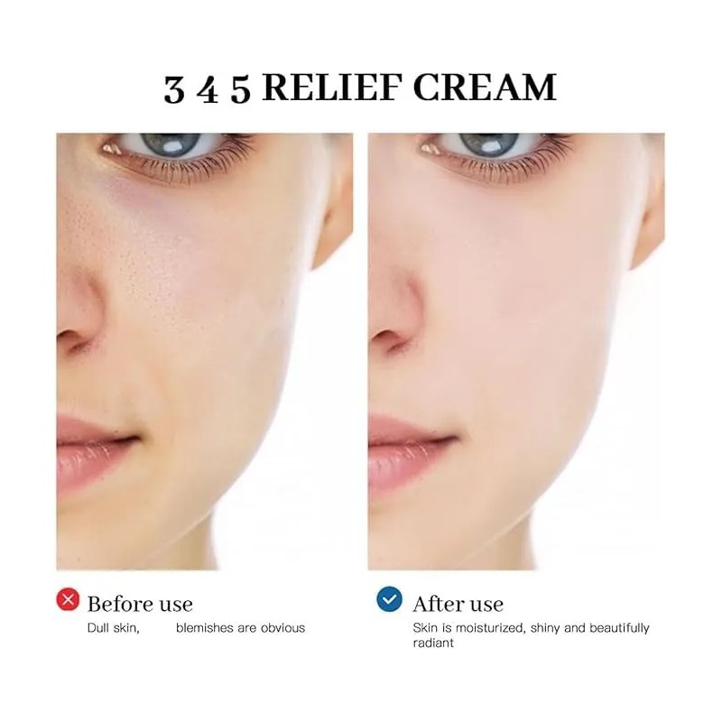 Crema Facial 345 Coreana - Reparadora 50 Ml, 2 Unidades