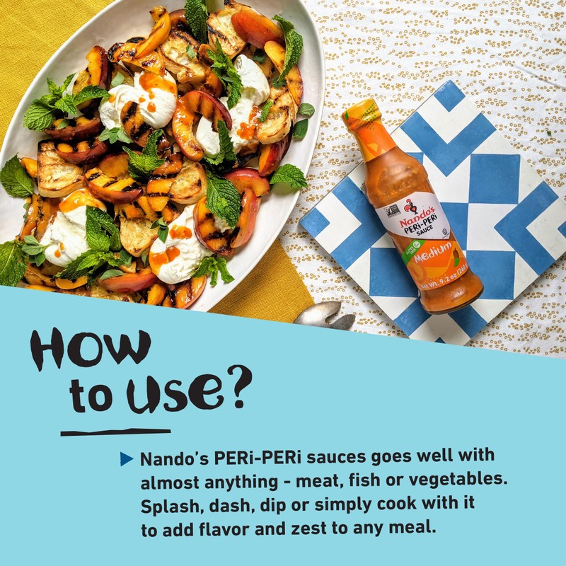 Nando's PERi-PERi Signature Hot Sauce Pack - Our Flavorful Medium