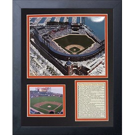 Legends Never Die San Francisco Giants AT&T Park Framed Photo Collage, 11 by 14-Inch