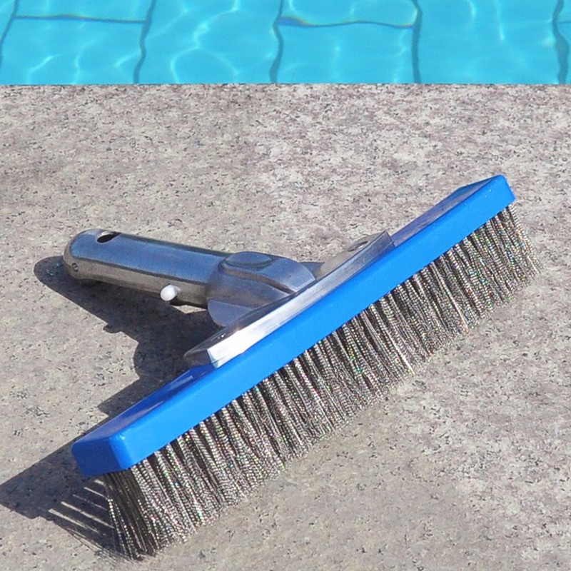 Aquatix Pro Heavy Duty Pool Brush, Durable 10" Swimming Pool