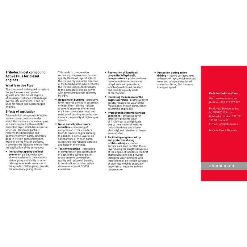 ATOMIUM Active Diesel Plus - SUPROTEC (Active Diesel Plus 3