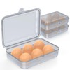 RoseFlower Pack of 2 Egg Box, 6 Eggs, Egg Transport