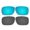 ACOMPATIBLE Replacement Polarized Ice Blue and Grey Lenses for Oakley