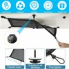 KUBDPQOR Under Desk Cable Management Tray, 128 PCS Under Table