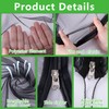 5.3 x 5.3 Ft Black Large Fruit Tree Netting with