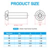 PATIKIL #10-24 * 1-3/4" Button Head Socket Cap Screws, 20