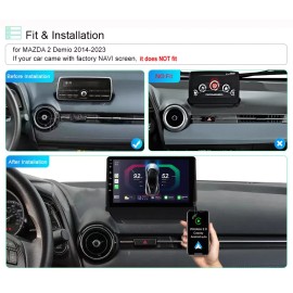autoparts-CCWD 2+32GB Android 13 Car Stereo Radio Wireless Apple Carplay For Scion iA 2016