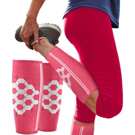 SPARTHOS - Calcetines de compresión para pantorrilla para hombres y mujeres, alivio del dolor de pantorrilla, dolor médico de pierna y calambres, recu