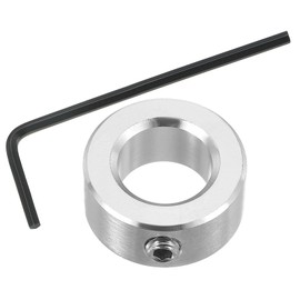 PATIKIL 5/8" Bore Shaft Collar, 304 Stainless Steel Shaft Locking Collars 1-1/8" OD Landing Gear Stopper Wheel Collar with M6 Single Set Screw for Drive Shafts Automotive Industrial