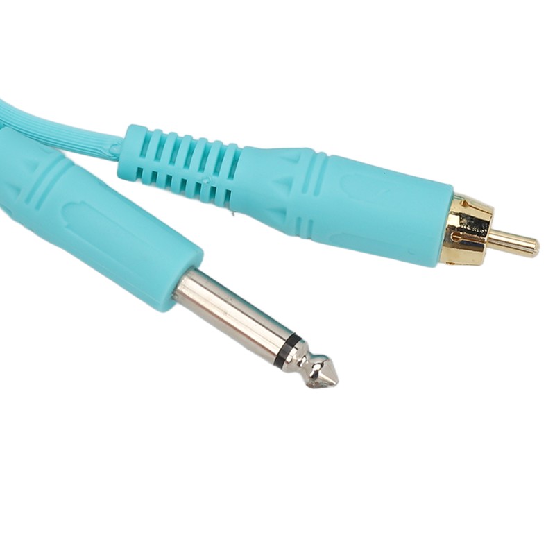 2m Length Tattoo Clip Cord RCA Interface Strong Conductivity Silicone