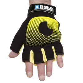 Byte HOCKEY ADULTS LEFT HAND HOCKEY GLOVE FLUO YELLOW (SMALL)