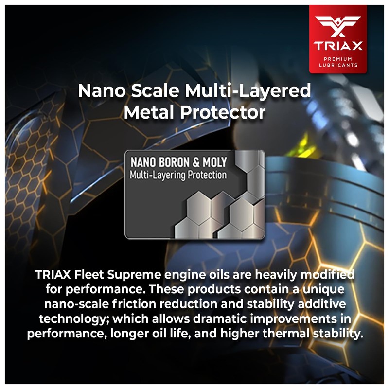 Triax Fleet Supreme ESP 5W-40 API CK-4 Full Synthetic Diesel