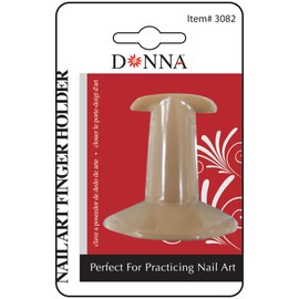 DONNA Practice Holder Rubber Press on Nail Stand Nail Art Holder Practice Display Stand with Reusable (12pcs, M)