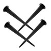 Abaodam 4Pcs Garden Ground Spikes for Outdoor Stake Lights Durable