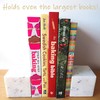Marble Bookends Handcrafted Heavy Marble Cube Square Bookshelf Decor Set