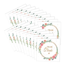 20-Stück Team Bride Servietten,JGA Servietten,Junggesellenabschied Frauen Deko,Frauen Braut Party Deko,Junggesellinnenabschied Tischdeko,JGA Hochzeitsservietten für Hochzeit Polterabend Abschied Party