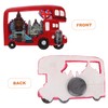 Ipetboom Cute Bus Shaped Refrigerator Magnet Creative Resin Fridge Decor