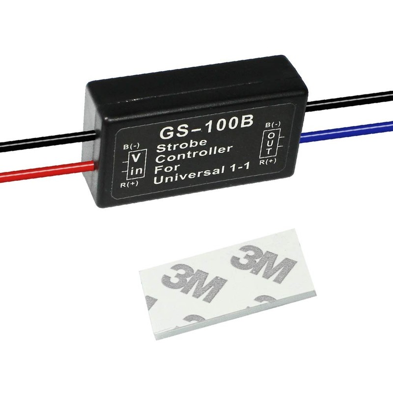 YUNPICAR 12V GS-100B Flash Strobe Controller Car Trucks Flasher Module