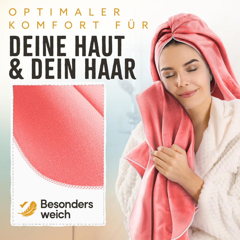 Backpacker's Journey Microfibre Towels in S, M, L, XL, Travel