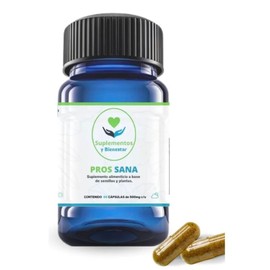 Prossana Suplemento Alimenticio para la Salud de la Próstata con Alga Kombu y Zinc, Fórmula Natural, 60 Cápsulas