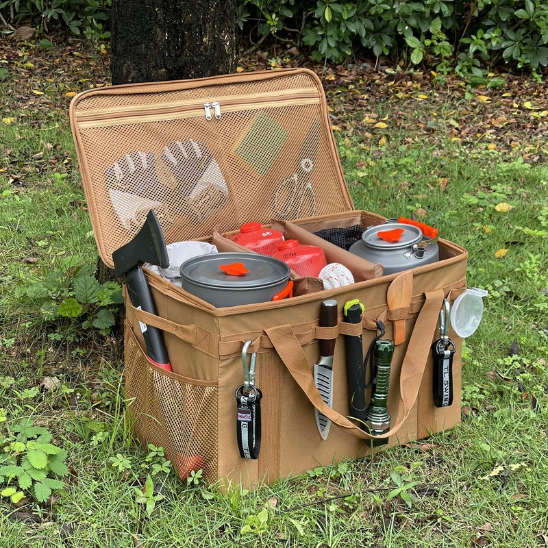 Lemubeane Tactical Camping Storage Bag - 46L Utility Tote Bag