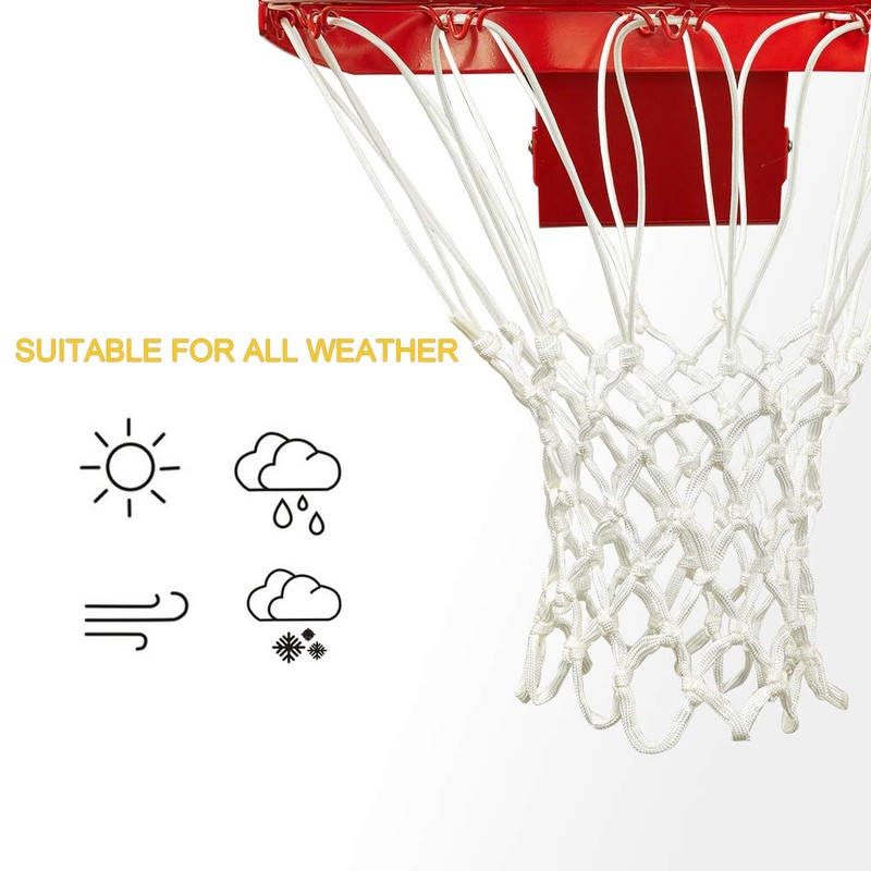 Progoal Professional Heavy Duty Basketball net Replacement,Fits Standard Indoor and