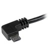 StarTech.com 1m 3 ft Micro-USB Cable with Right-Angled Connectors -