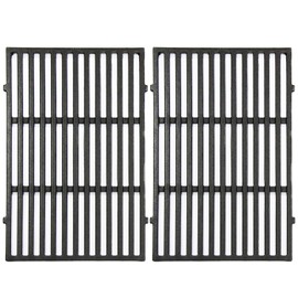 Hongso 17.5" Cooking Grates Replacement Parts for Weber Spirit I & II 300 Series E & S 310 320 330 Spirit 700, Genesis Silver B & C Genesis Gold B/C Genesis 1000-5000 Gas Grills, Cast Iron, 7638 7639