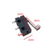 JZK 15 x Mini micro switch momentary hinge metal roller