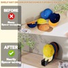 GZkushi Pack of 2 Acrylic Hat Stands, Black Cap Holder,