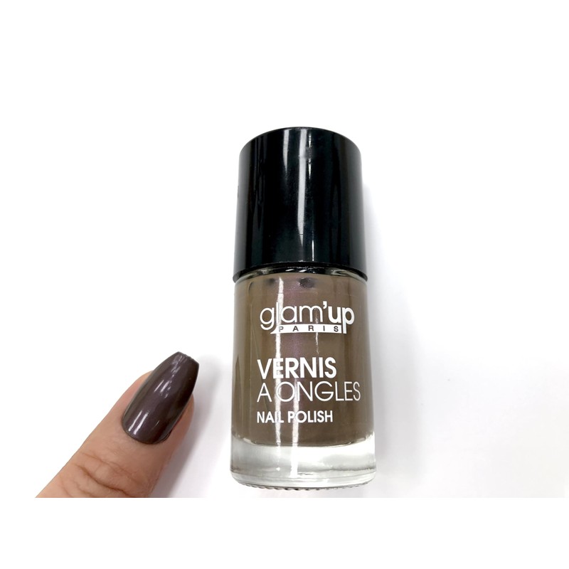 Glam Pearl Effect Up Nail Varnish – Taupe (Fuchsia) –
