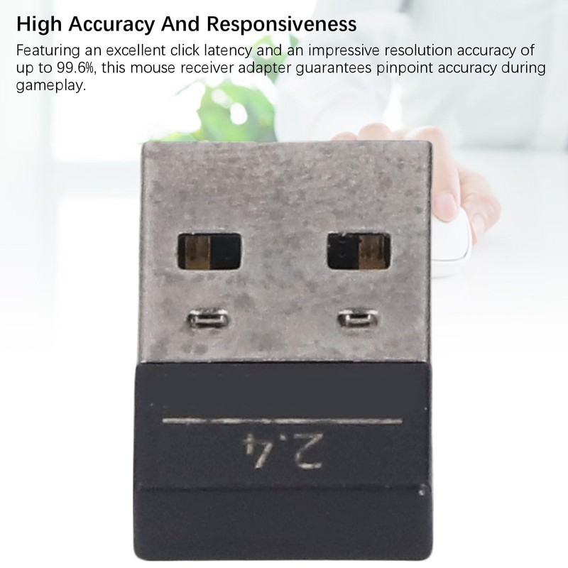 Generic USB Receiver Adapter, Low Latency High Speed 2.4G Wireless