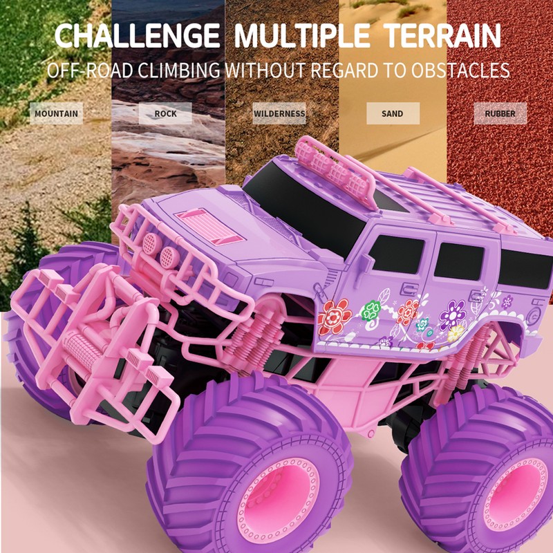 Remote Control Car for Girls 2.4GHz Pink Purple Remote Control