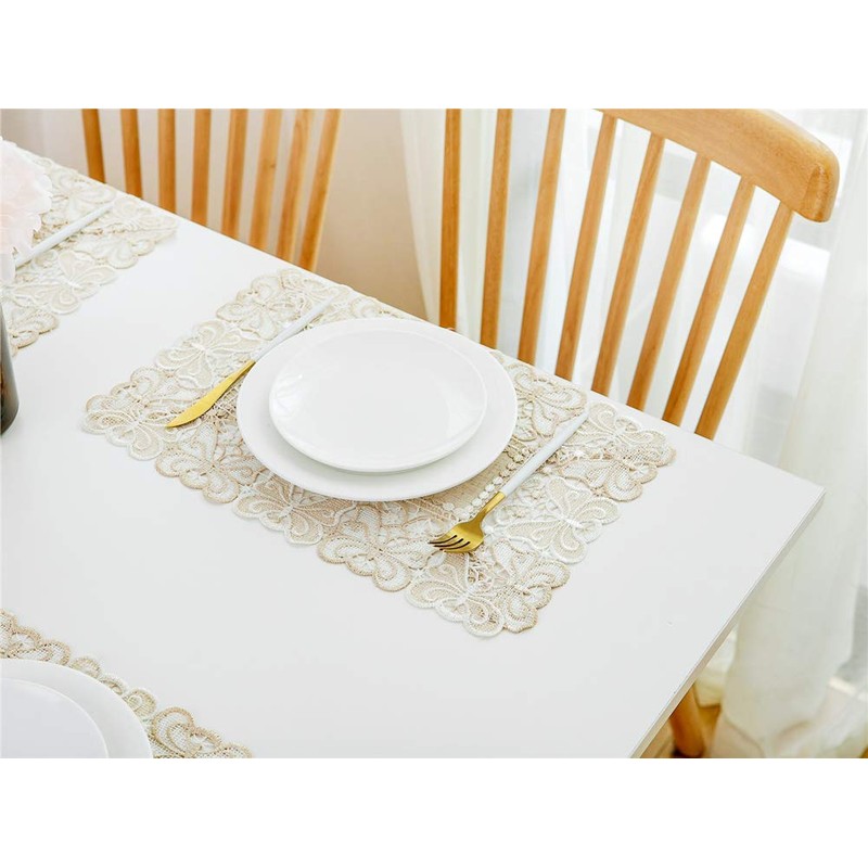 18 x 12 inch Table Mats Washable Table placemats Set