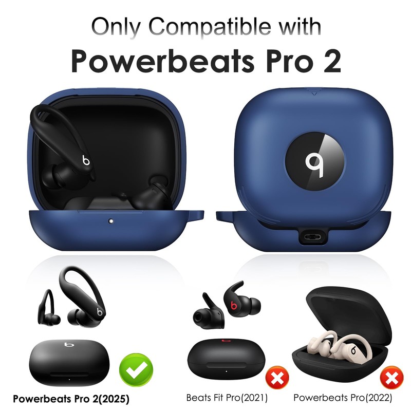 LDSXAY for Beats Powerbeats Pro 2 Case Cover, Shockproof Magnetic