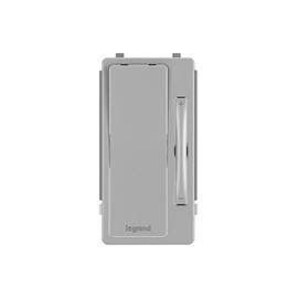 Legrand - Pass & Seymour radiant Dimmer Switch, Interchangeable Face Cover, Grey, HMRKITGRY