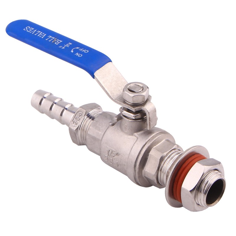 DERNORD 2 Packs 1/2 Inch Weldless Ball Valve Stainless Steel