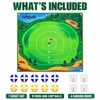 PGM DJD040 Golf Chipping Practice Target Mat with 10 Velcro