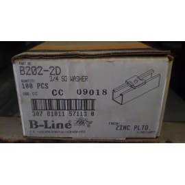 B-Line   B202-2D   3/4" Square Washer  (box of 100)
