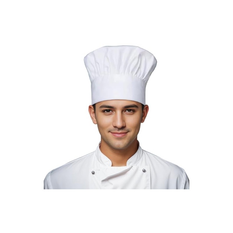 Duogoo Unisex Chef Hat Adjustable Kitchen Cooking Chef Works BBQ
