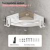 VOLPONE Corner Shower Shelves with Hooks Shower Storage Rack Rustproof