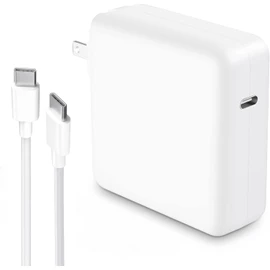 Mac Book Pro Charger, 70W USB C Charger Power Adapter for MacBook Pro/Air 13/14 Inch, for MacBook 12 Inch, Included USB-C to USBC Charge Cable (6.6ft/2m)