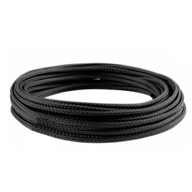 MOCNT 6 mm PET Expandable Braided Cable Tube Flexible Self-Closing Cable Protection Cable Management Sleeve Braided Hose Insulation Hose Pipe Car Black 10 m